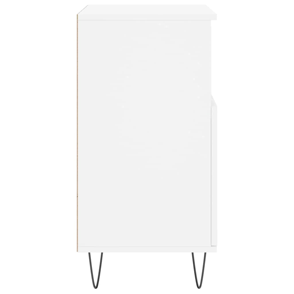 Buffet credenza cassettiera mobiletto mobile contenitore organizer per cucina soggiorno salotto 60 x 35 x 70 cm legno ingegnerizzato bianco 02_0030365