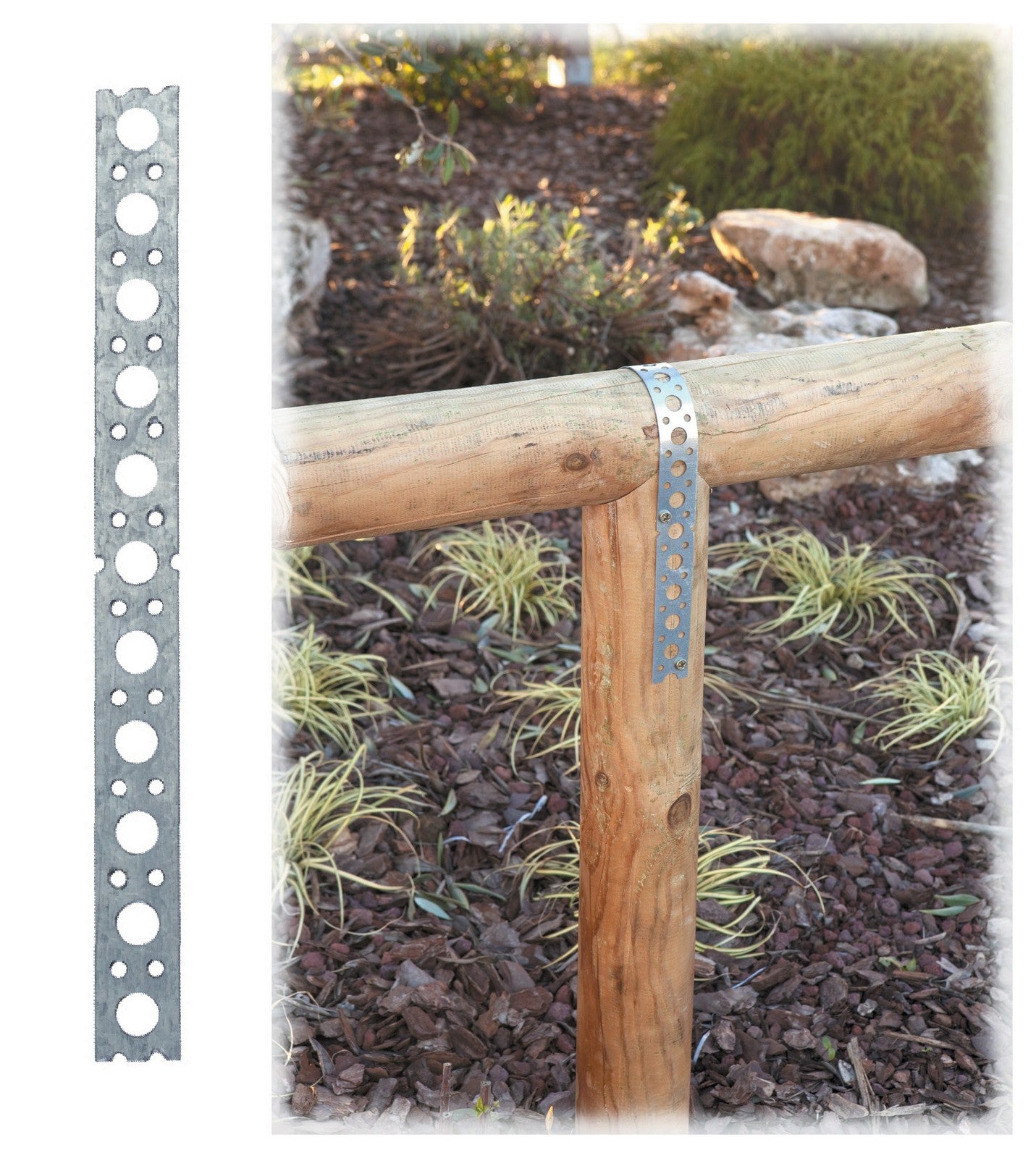 banda forata ferro zincato 17x0,7 mm da 10 m cod:ferx.41104