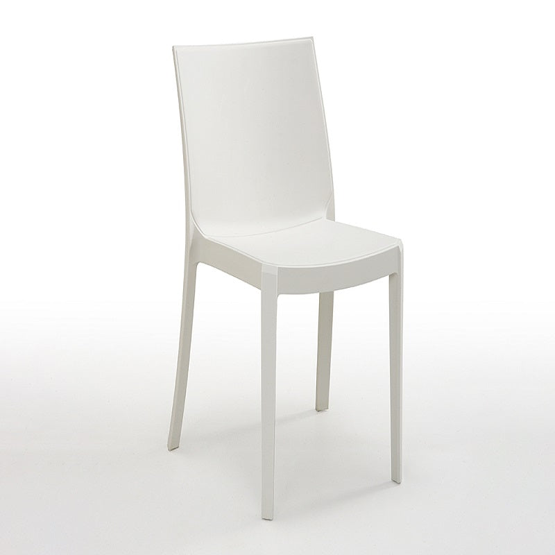 Sedia Perla in Polipropilene Bianca