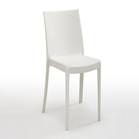 Sedia Perla in Polipropilene Bianca