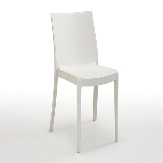 Sedia Perla in Polipropilene Bianca