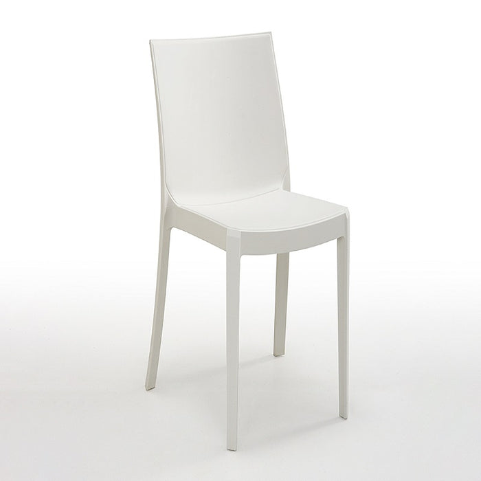 Sedia Perla in Polipropilene Bianca