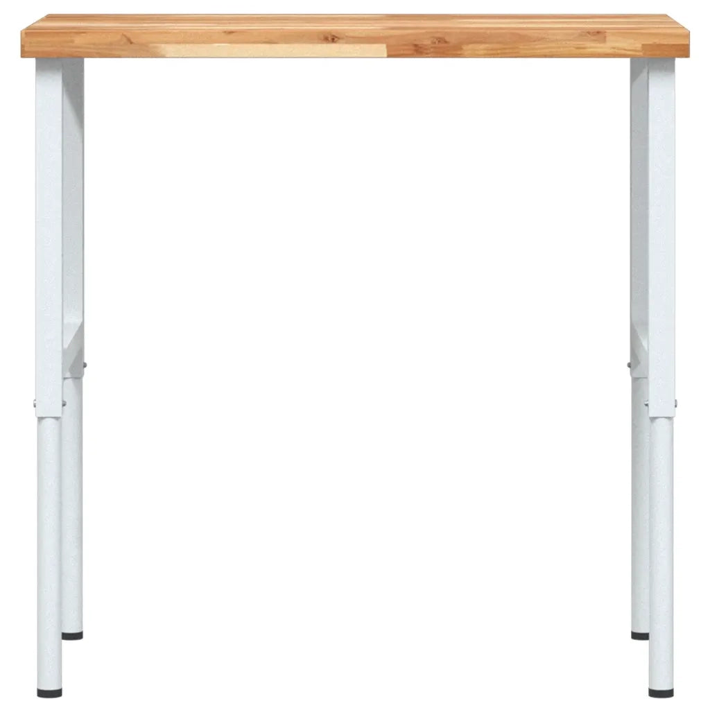 Banco Lavoro 100x60x(73-99,5) cm Legno di Acacia Rettangolare 3309715