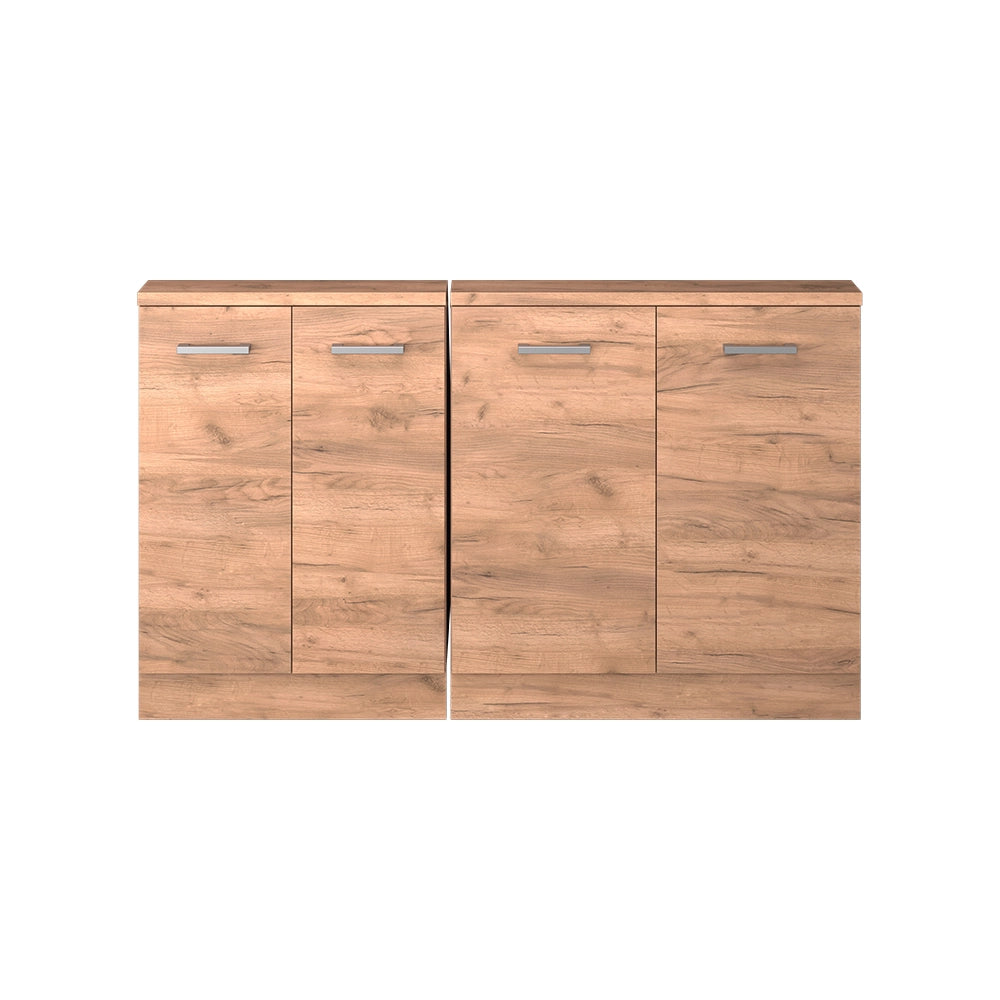 Set di mobili sottotetto Rion Rovere dorato/Rovere dorato Set di 2 Vicco