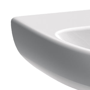 Lavabo L60 cm in ceramica con troppopieno - Serie Selnova