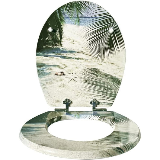 Sedile wc con chiusura morbida, copriwater universale di alta qu