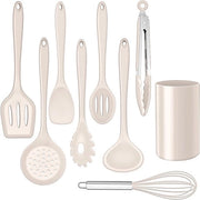 Set di accessori da cucina in silicone - Set di accessori da cucina - Senza BPA - Appeso - Set di accessori da cucina con supporto - Qualità robusta - Resistente al calore - In silicone - Accessori da cucina