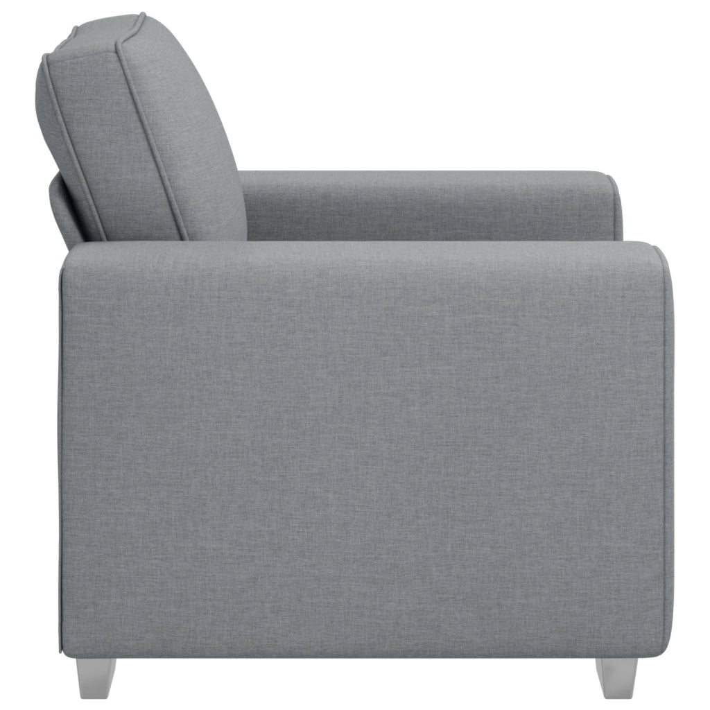 Sedia Sofa  Grigia Chiara 59 cm in Tessuto