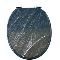 Sedile wc con abbassamento automatico, chiusura rapida, in mdf r