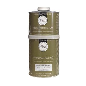 Resina Protettiva per Pavimenti Fleur Bicomponente H2O 1 Lt Finitura: Lucida