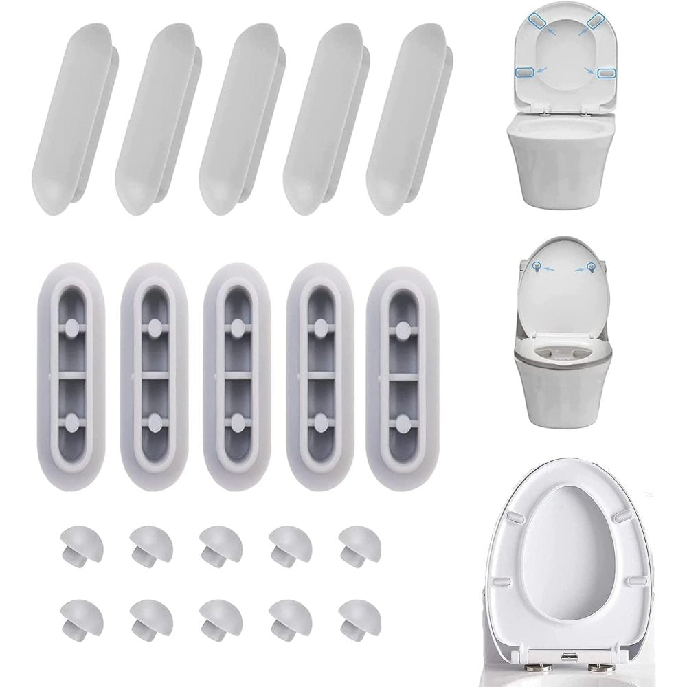 10 pi ces tampon universel pour si ge toilette, pare-chocs de si