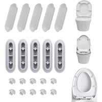 10 pi ces tampon universel pour si ge toilette, pare-chocs de si