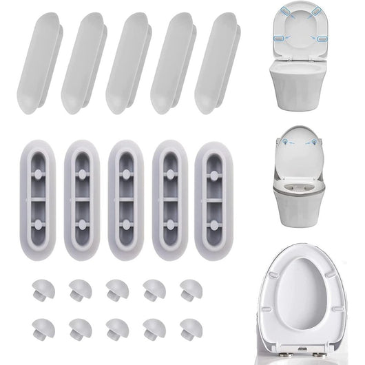 10 pi ces tampon universel pour si ge toilette, pare-chocs de si