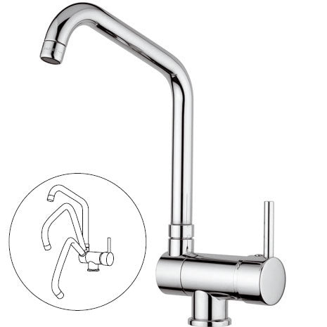 Miscelatore ACQUAMIX 9210 sottofinestra canna alta girevole 9210MISCCRM