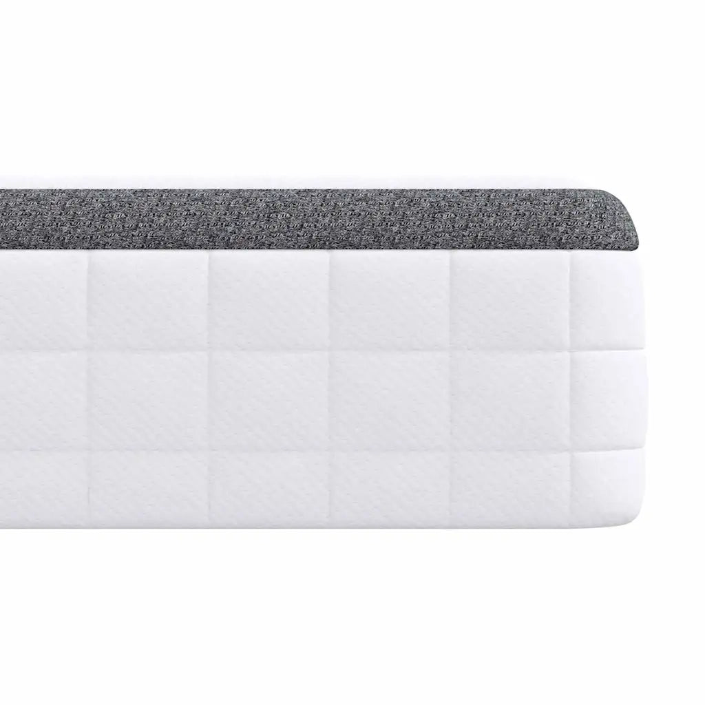 Materasso 2 pz-Set di 2 Materasso Bianco e Grigio 70 x 190 cm Molla Bonell