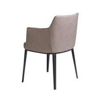 Sedia in tessuto visone