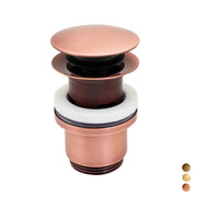 PILETTA CLICK CLACK 11/4 TONDA CON TROPPO PIENO- 11/4  Dorata- PB- pezzi 1