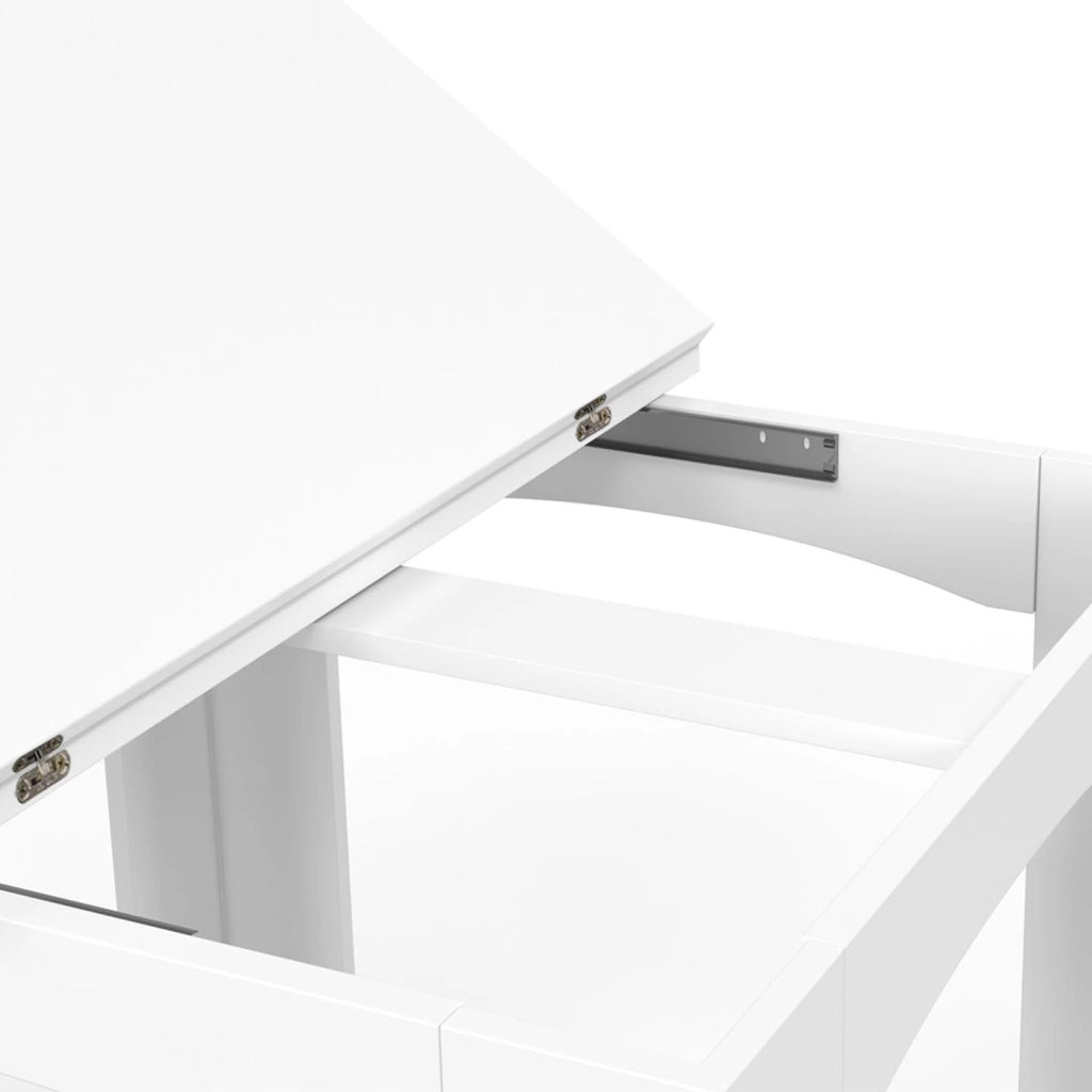 Tavolo da pranzo allungabile DONA 4-8 persone bianco 80-160 cm
