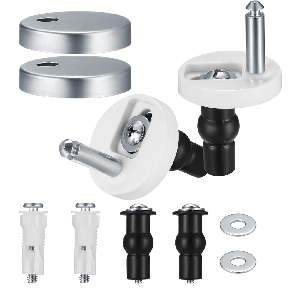 6 accesorios de bisagra para asiento de inodoro, fijaciones de a