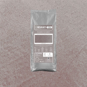 Kit Resina Cemento Fleur in Polvere per Pavimenti Pareti Piastrelle Formato: 2 Kg, Colore: Indian Elephant