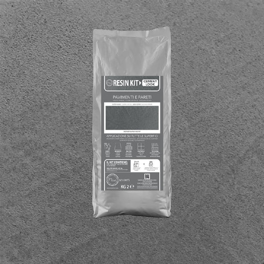 Kit Resina Cemento Fleur in Polvere per Pavimenti Pareti Piastrelle Colore: Metropolitan Poetry, Formato: 2 Kg