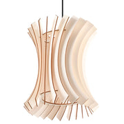 Lampada sospensione Natali Pure Lume legno nero E27