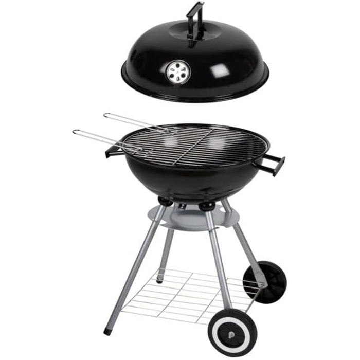 Barbecue a Carbone BBQ Grigliatura e Cottura a Carbonella Vassoio Rimovibile