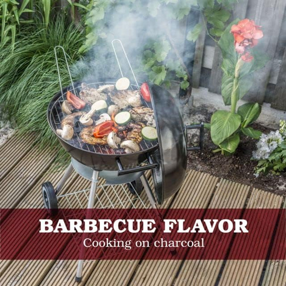 Barbecue a Carbone BBQ Grigliatura e Cottura a Carbonella Vassoio Rimovibile