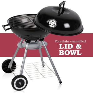 Barbecue a Carbone BBQ Grigliatura e Cottura a Carbonella Vassoio Rimovibile