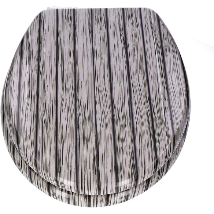 Tp - sedile wc con abbassamento automatico e motivo, funzione so