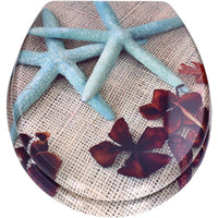 Tp - sedile wc con abbassamento automatico e motivo, funzione so