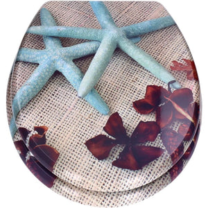 Tp - sedile wc con abbassamento automatico e motivo, funzione so