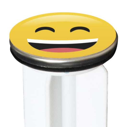 Tappo per piletta da 1"1/4 con faccia smile per decoro