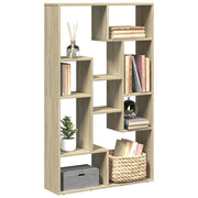 Libreria Rovere Sonoma 72x20x120,5 cm in Truciolato 858158