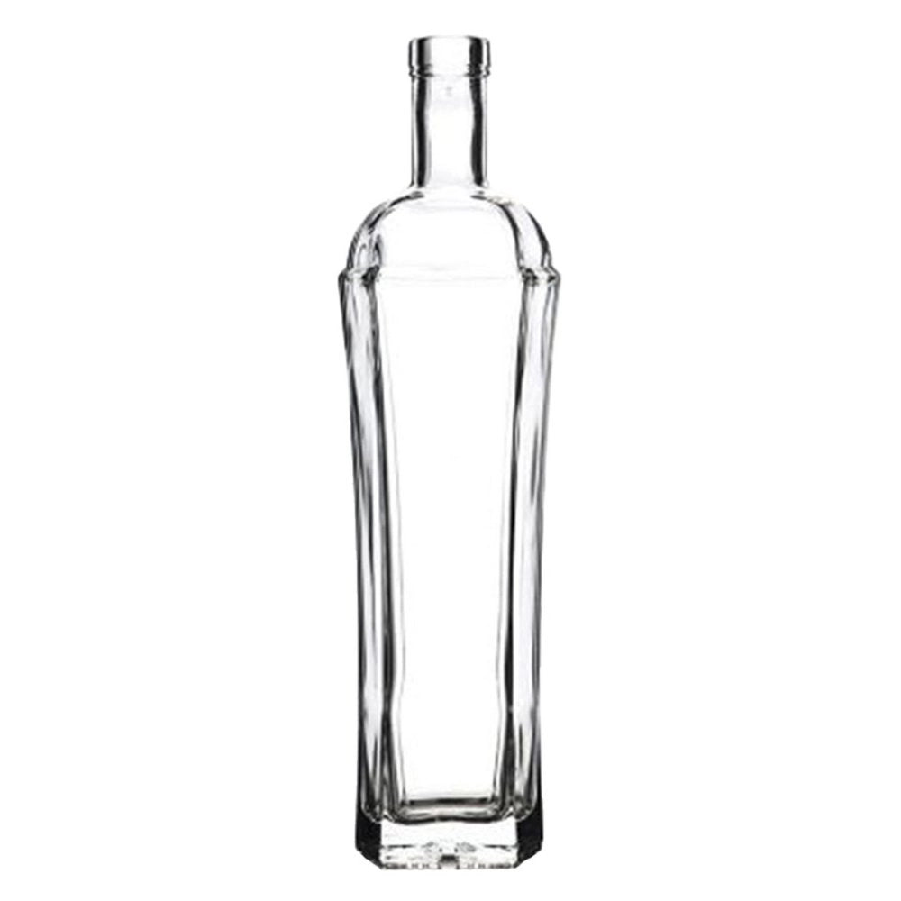 42pz bottiglia in vetro per distillati 'exagon' 500 ml - colore bianco cod:ferx.794350nlm