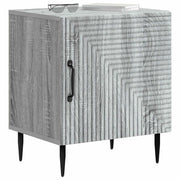 Comodino | Armadio da Notte | Mobiletto da notte Grigio Sonoma 43 x 34,5 x 50 cm