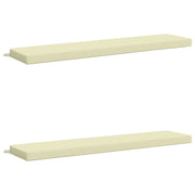 Cuscini per Panchina a 2 Pezzi SOEST 2 pz 100% Poliestere Crema 950101