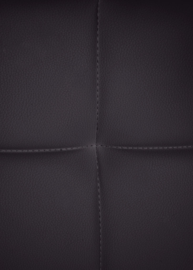 Sedia Visitatore Canada B in Similpelle nero
