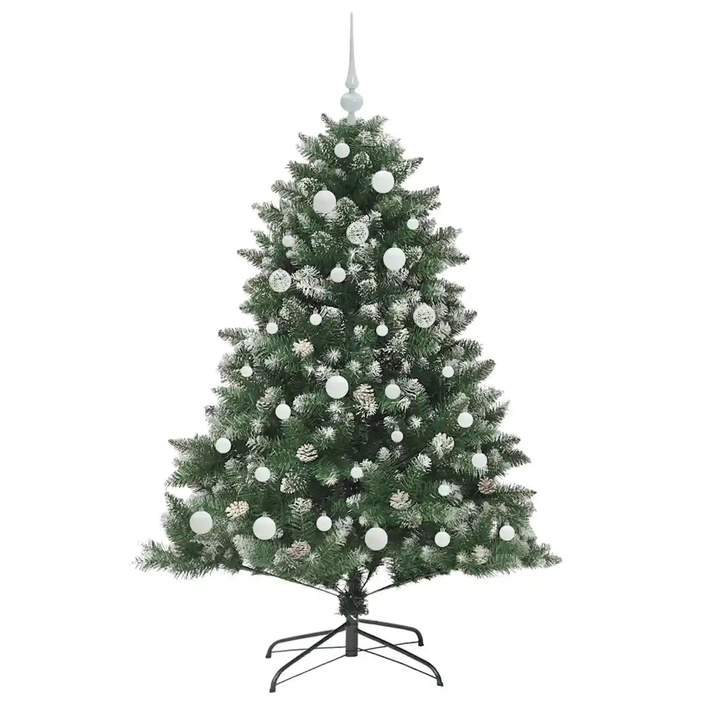 Albero di Natale | Decorazioni natalizie artificiale con 150 LED Verde 150 cm