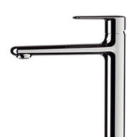 Rubinetto alto per lavabo con scarico click-clack, serie vanity