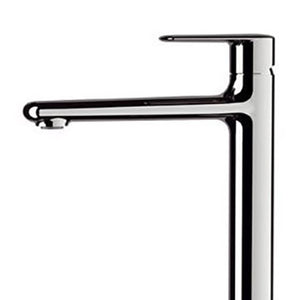 Rubinetto alto per lavabo con scarico click-clack, serie vanity
