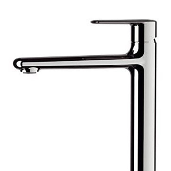 Rubinetto alto per lavabo con scarico click-clack, serie vanity