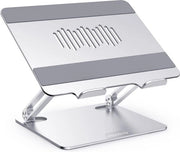 Supporto Ergonomico per Laptop in Lega di Alluminio Multi-Angolo Regolabile con Ventilazione per Laptops da 10 a 15.6 Pollici
