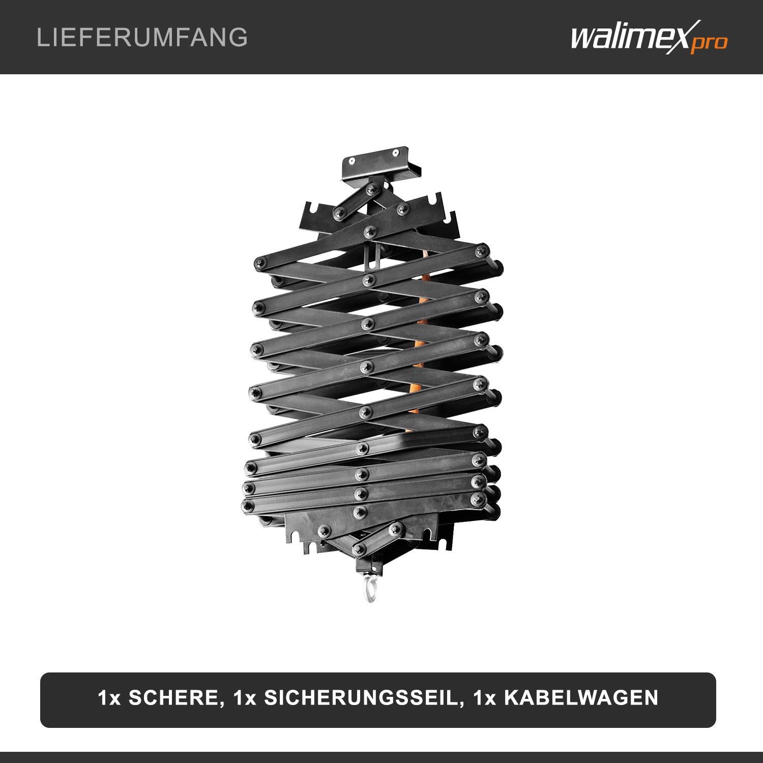 Walimex Forbici per sistemi di guide a soffitto