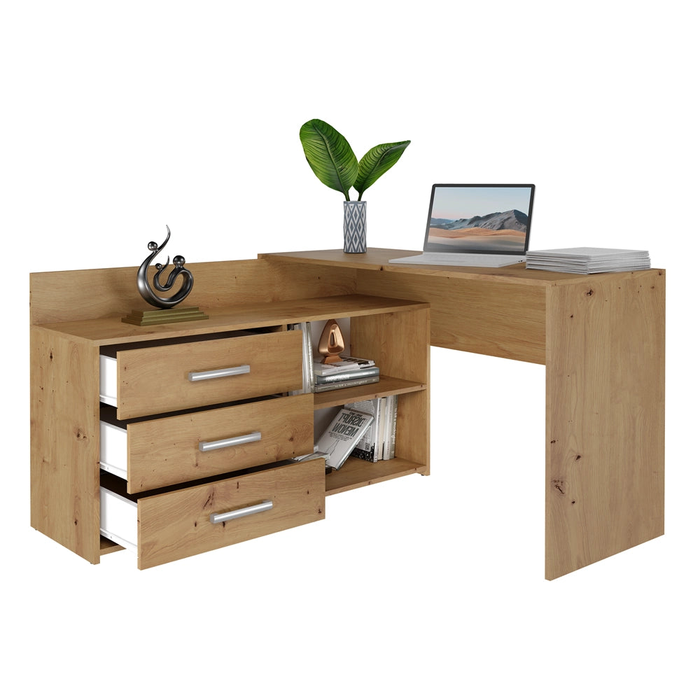 Scrivania DANY rovere artisan per ufficio e studio