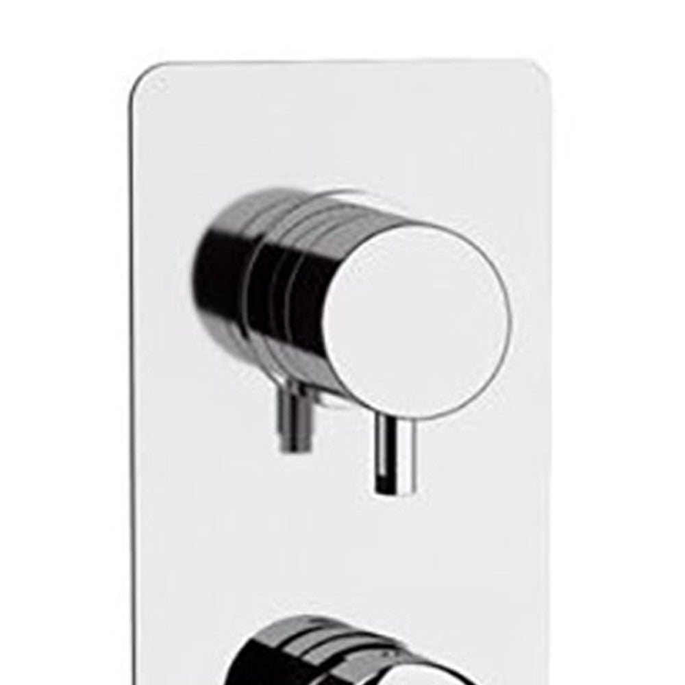 Miscelatore incasso vasca/doccia con deviatore 2 posizioni su piastra unica serie vanity