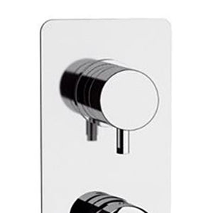 Miscelatore incasso vasca/doccia con deviatore 2 posizioni su piastra unica serie vanity