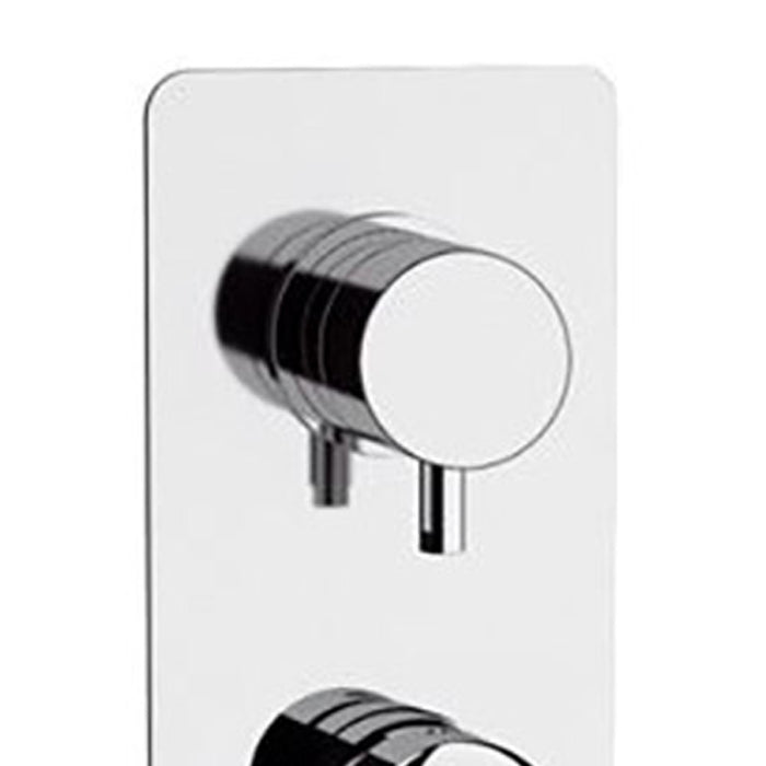 Miscelatore incasso vasca/doccia con deviatore 2 posizioni su piastra unica serie vanity