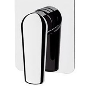 Miscelatore incasso vasca/doccia con deviatore a 3 posizioni su piastra unica serie vanity