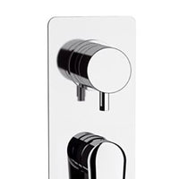 Rubinetto incasso doccia con deviatore a 4 posizioni - serie vanity